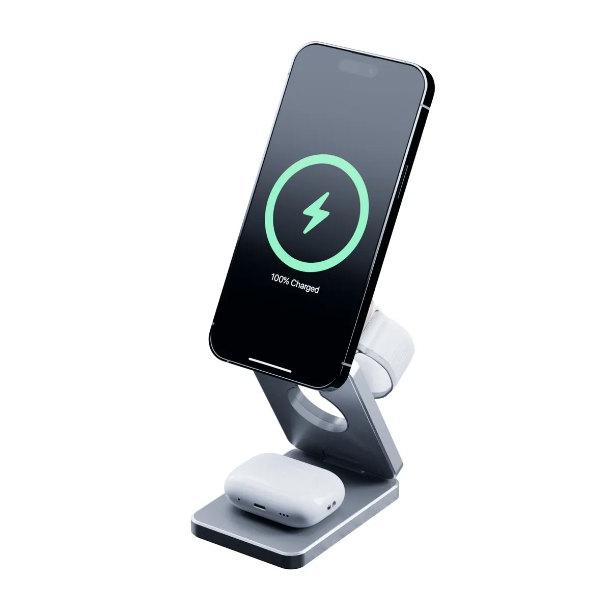 NYTSTND TRIO OFFICE 3-in-1 Foldable MagSafe Wireless Charger